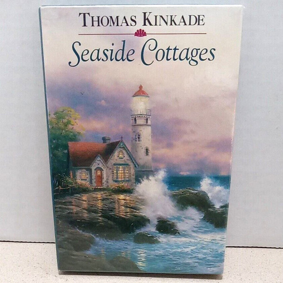 Thomas Kinkade Postcards Seaside Cottages 10 W/ Envelopes - 4" × 5.5" New Sealed - Picture 1 of 3